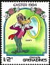 Grenadines 1984 Walt Disney 1/2 ¢ Multicolor Scott 580